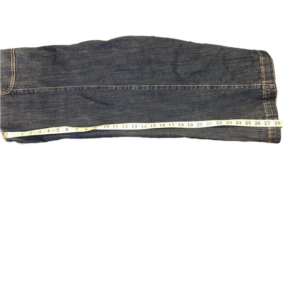 ALSHARIFA Long Wide-Leg Blue Denim Pants | Wide-legged Trousers for Women - Picture 5 of 6